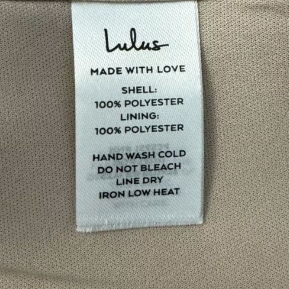 Lulu's Dress Rose Gold Spaghetti Strap Mini - Picture 4 of 5